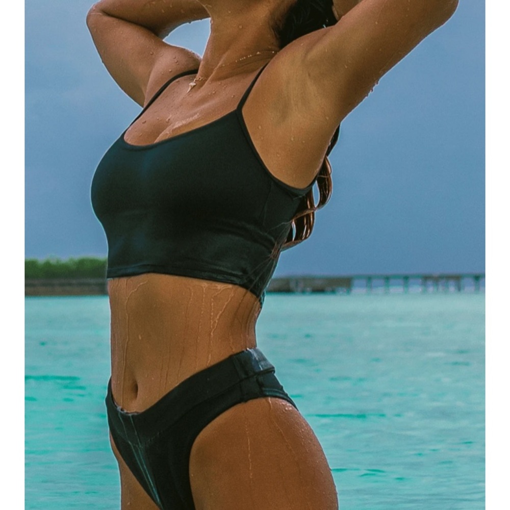 Jolyn X Eryn Krouse Black Bikini Bottoms